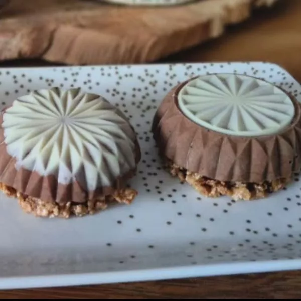 Mousse Poire chocolat en céramique Guy Demarle