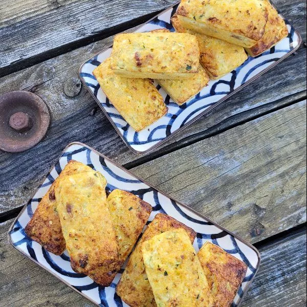 Mini Cakes Polenta Courgettes Guy Demarle