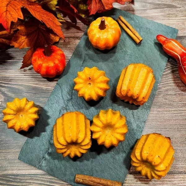 Cannelés potiron beurre de cacahuète et cannelle Guy Demarle