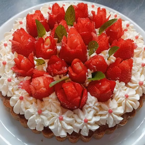 Tarte renversée aux fraises Guy Demarle