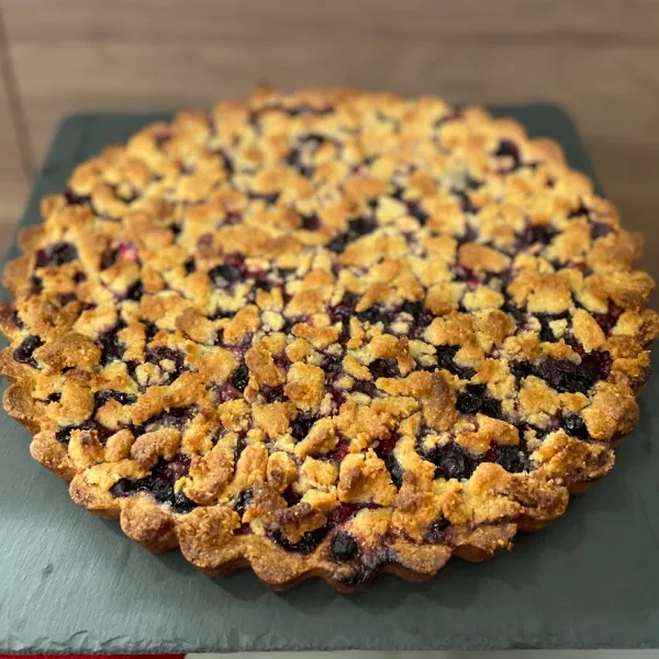 Sablée crumble aux fruits rouges familial Guy Demarle