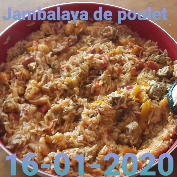 Recette Jambalaya de riz rouge au chorizo