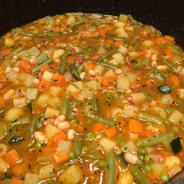 Recette de soupe minestrone