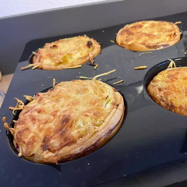 Quiche poireaux et lardons 