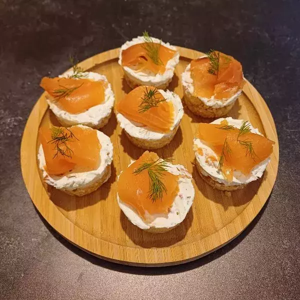 Cheesecakes saumon fumé