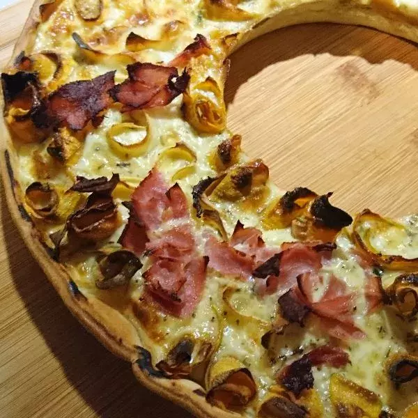 Tarte couronne automnale