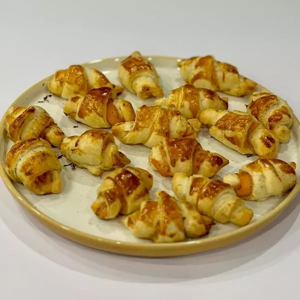 Croissant à la truite fumée 