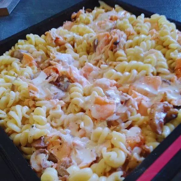 🐟 Pâtes au saumon crémeux