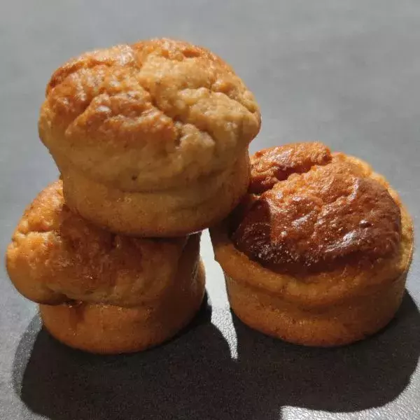 Muffins bananes flocons d'avoine 