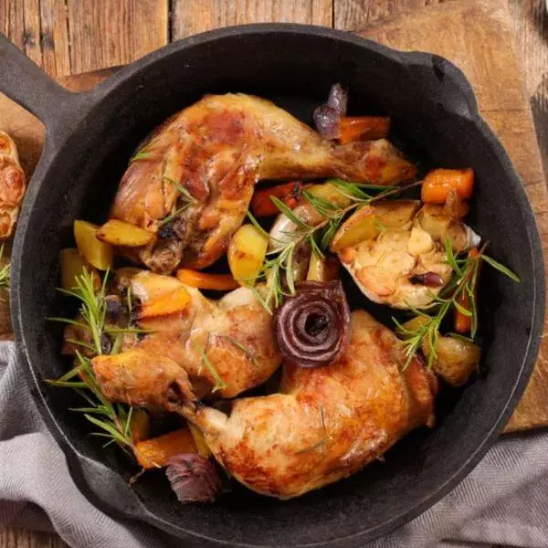 Mijoté de poulet aux légumes au COOKEO 