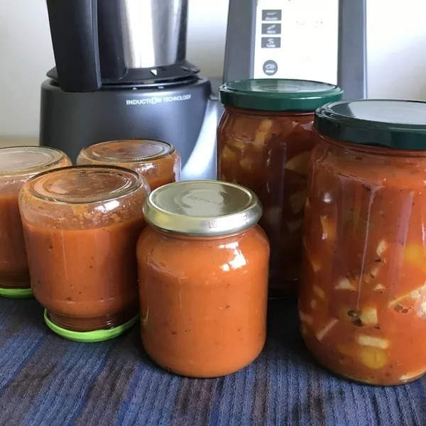 Coulis de tomates en conserve 