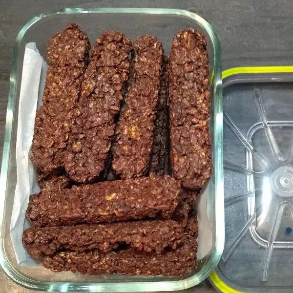 Barres hyperproteinées au chocolat