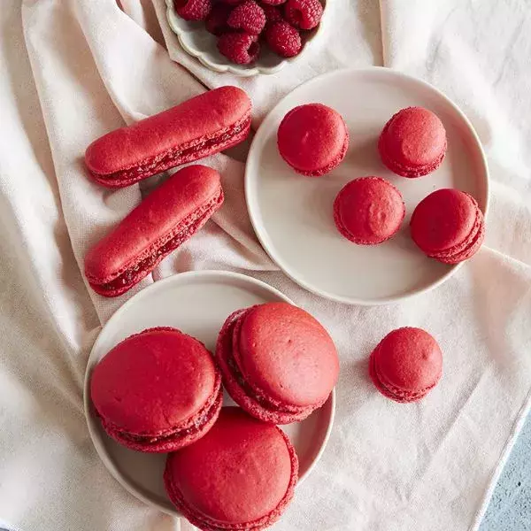 Macarons à la framboise