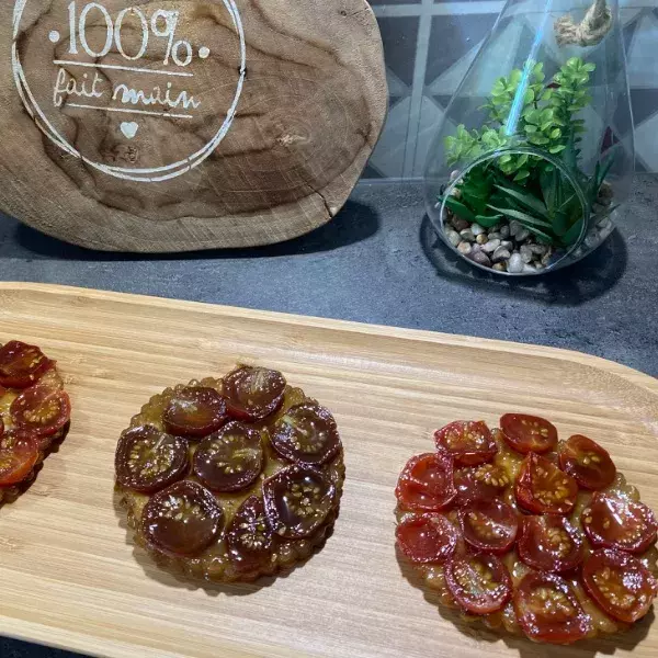 Tartes tatin aux tomates cerises