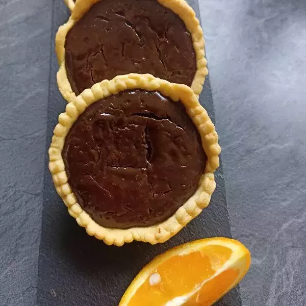 Tartelettes duo choco orange
