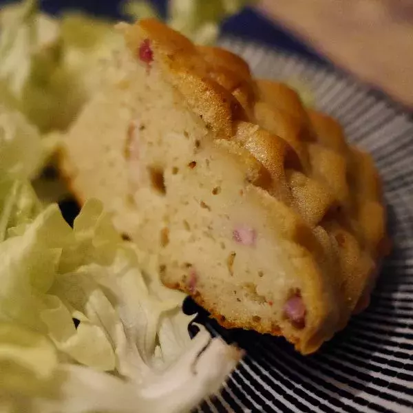 Cake salé léger aux blancs d'oeufs