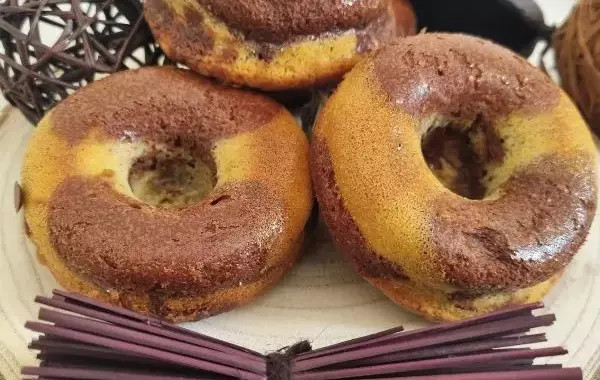 Marbrés chocolat vanille façon Doonuts de Michel - Recette i-Cook'in