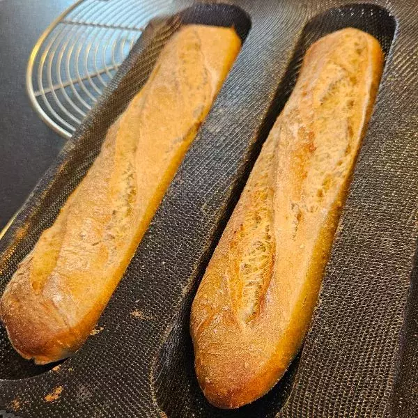 Baguettes au levain les Ateliers Gourmands de Josette