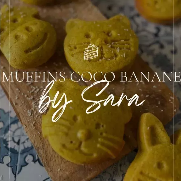 Muffins banane coco 