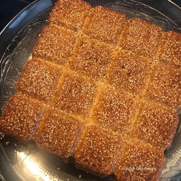 Gâteau madeleine aux sésames