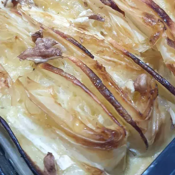 Tarte filo camembert et pomme