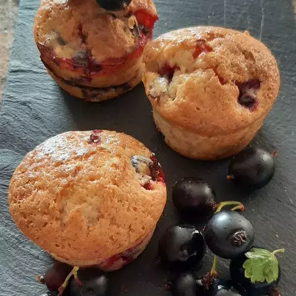 Mini muffins aux groseilles (où casseilles)