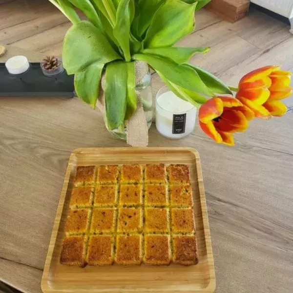 Gâteau léger à la noisette et noix de coco