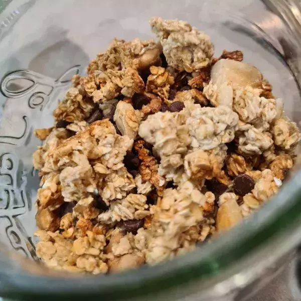 Granola au lait concentré sucré