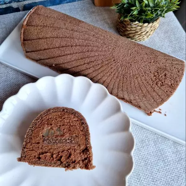 Bûche rapide poire chocolat