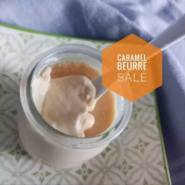 6 crèmes mascarpone & Régilait caramel au beurre salé pour yaourtière Multi-Délices Express SEB