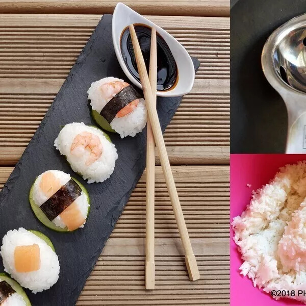 Riz japonais au vinaigre de riz pour sushi et maki - Recette i-Cook'in