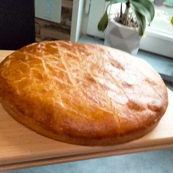 Gâteau basque à la frangipane