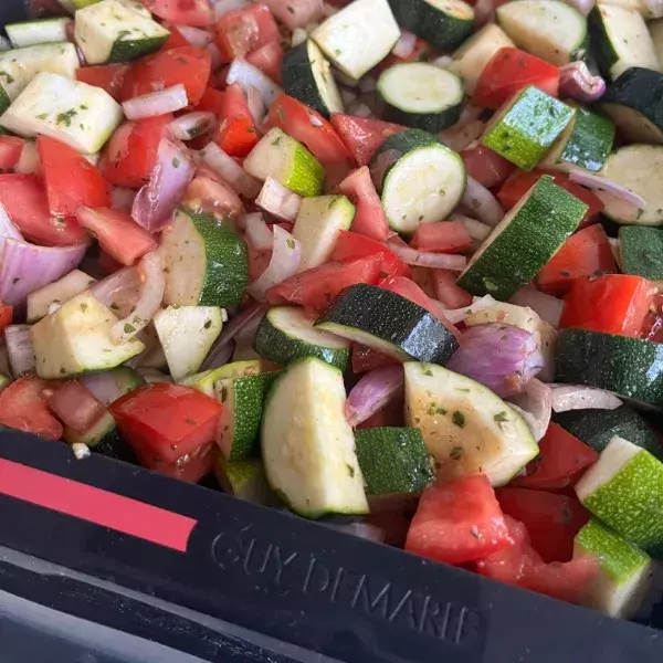 Légumes confits au four