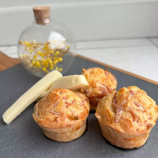 Mini-muffins jambon gruyère