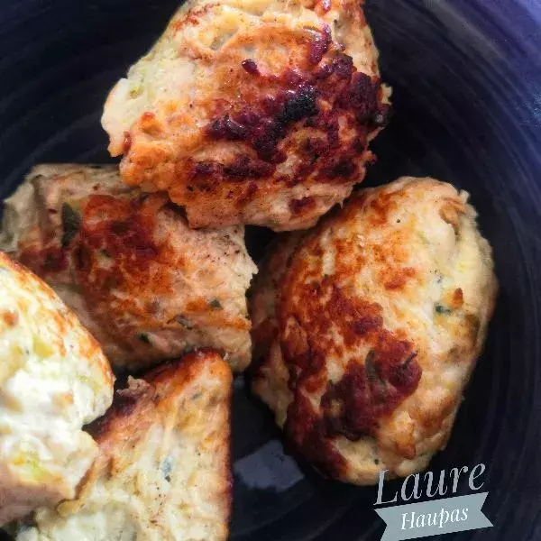 Boulettes de poulet et courgette