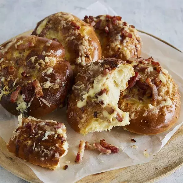 Bretzels au fromage et lardons