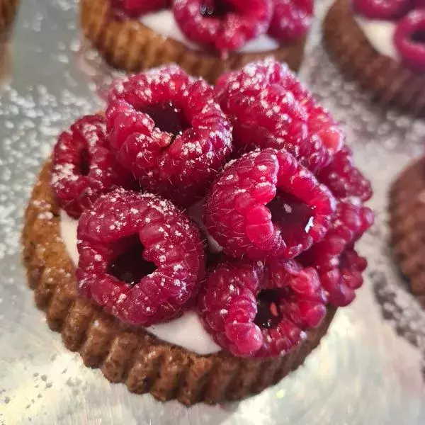 Tartelettes à la framboise