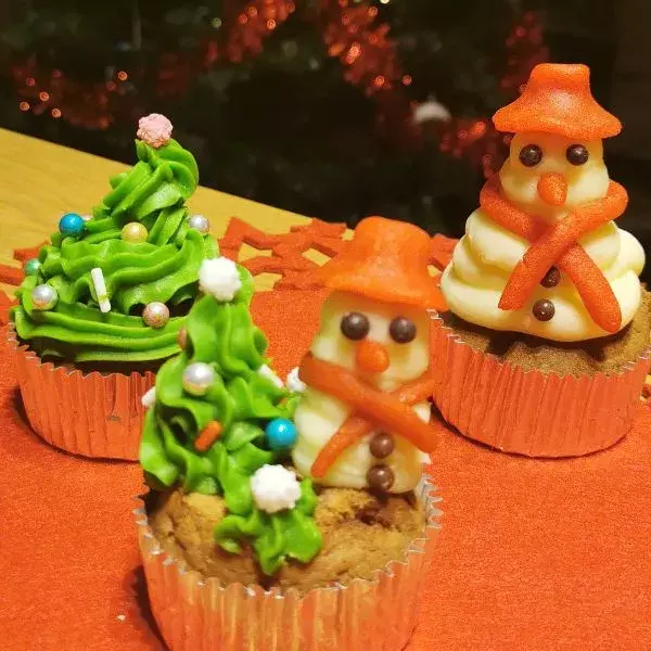 Cupcakes de Noël Recette