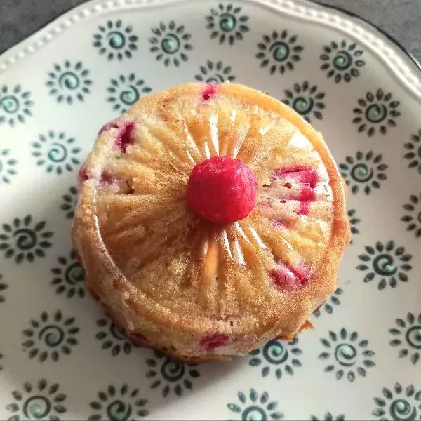 Muffins/céramiques framboises chocolat blanc