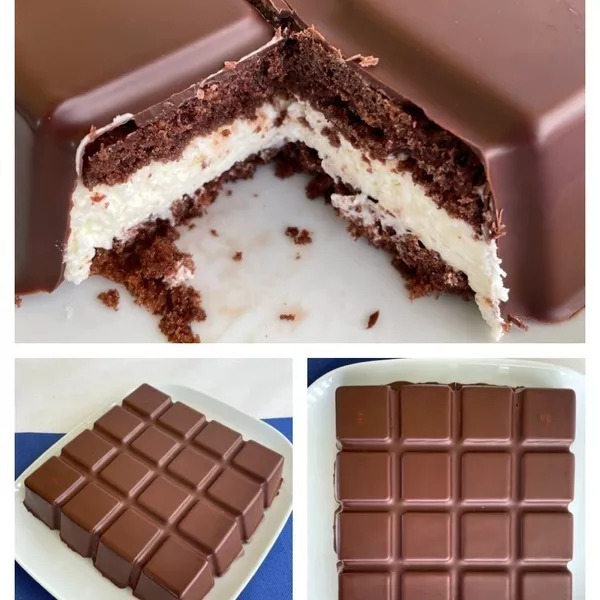 Recette carrés caramel et chocolat - Marie Claire